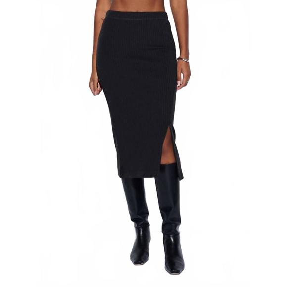 NEW NATION LTD women's reid skirt in black - Picture 1 of 3